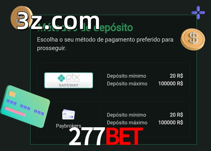 O cassino 277BETbet oferece uma grande variedade de métodos de pagamento