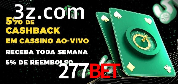 Promoções do cassino ao Vivo 277BET